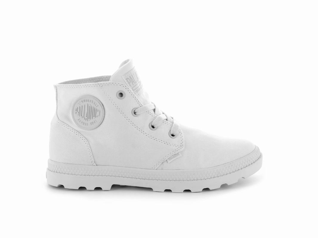 Palladium Pampa Free Platno Ženske Čizme Bijele ||IO6873492||